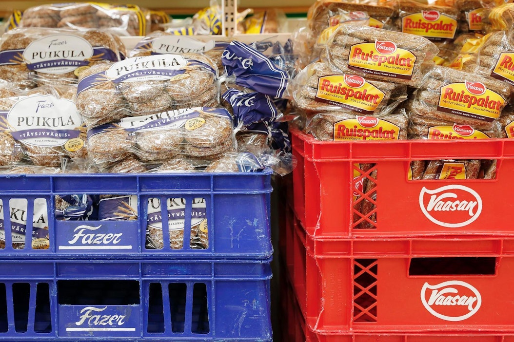 Vaasan-leipomon tuotteita.