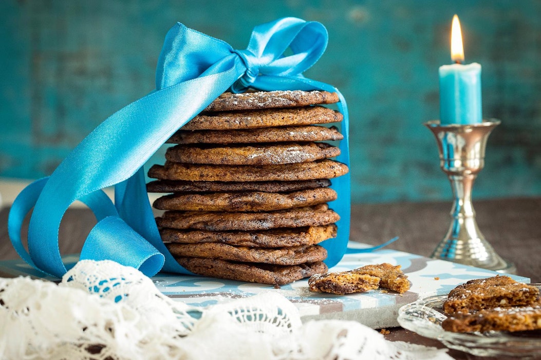 Suklaacookiet ovat herkullinen ruokalahja.