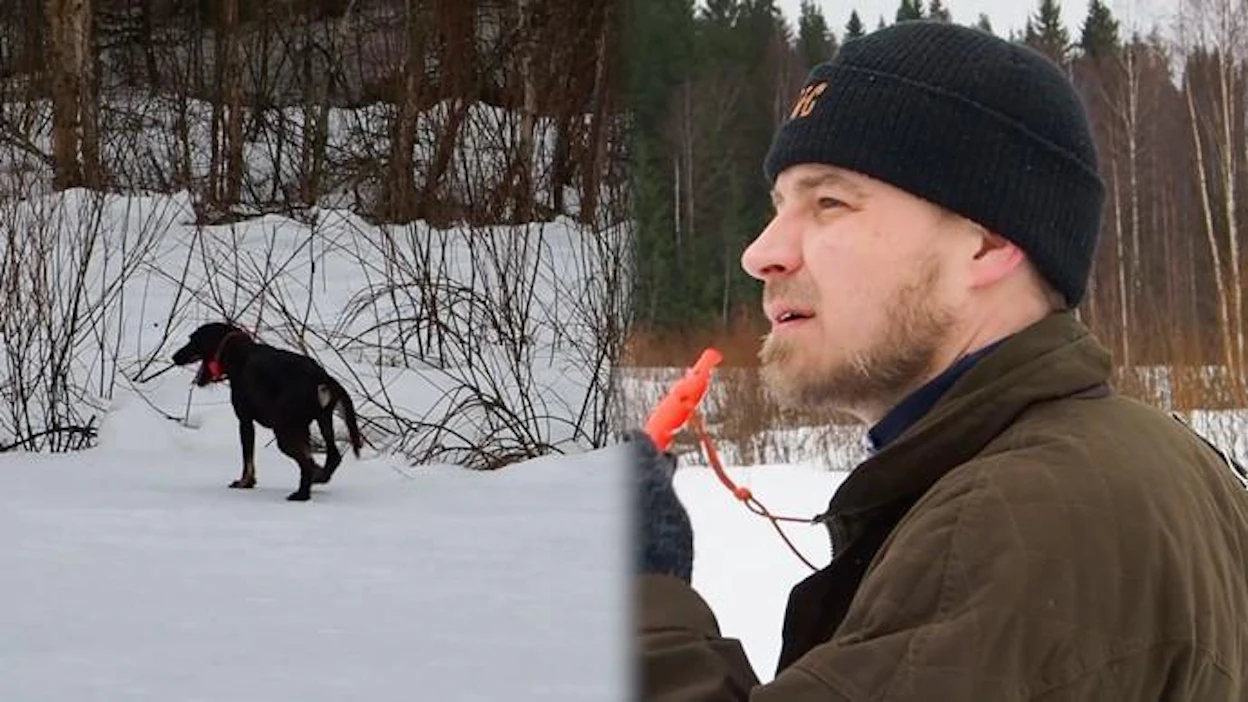 Isännän ja koiran yhteistyö vaatii sinnikästä harjoittelua. Otto tanssii jo aika mukavasti Lassi Piirisen pillin mukaan.