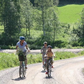 Pyöräily tuottaa yhteiskunnalle hyötyä 0,18 euron arvosta kilometriä kohden.