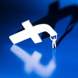 Facebook on ollut tänä vuonna useiden tietosuojaskandaalien kourissa. LEHTIKUVA/AFP