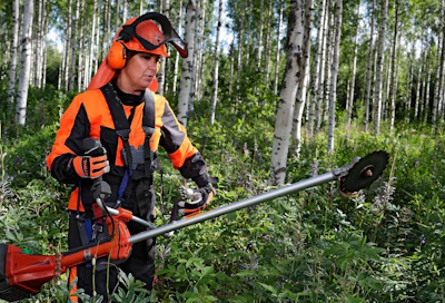 Arja Korisevan koronatekemistä ovat remontointi ja metsänraivaus. "Minulle asuminen maalla on mielen ja sielun lepoa."