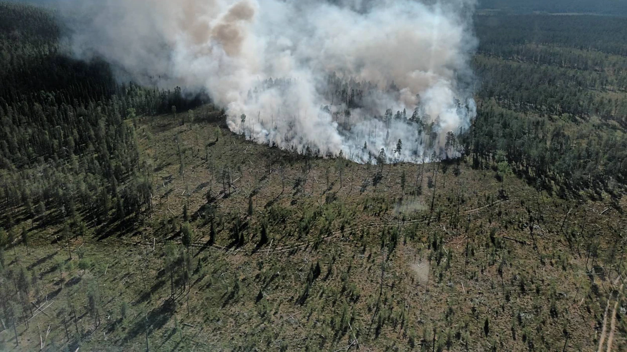 Parhaillaan Etelä-Lapissa on suuria metsäpaloja. Metsäpalo riehui myös Savukoskella reilu viikko sitten.