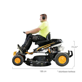 McCulloch M105-77X -ajoleikkurin mitat