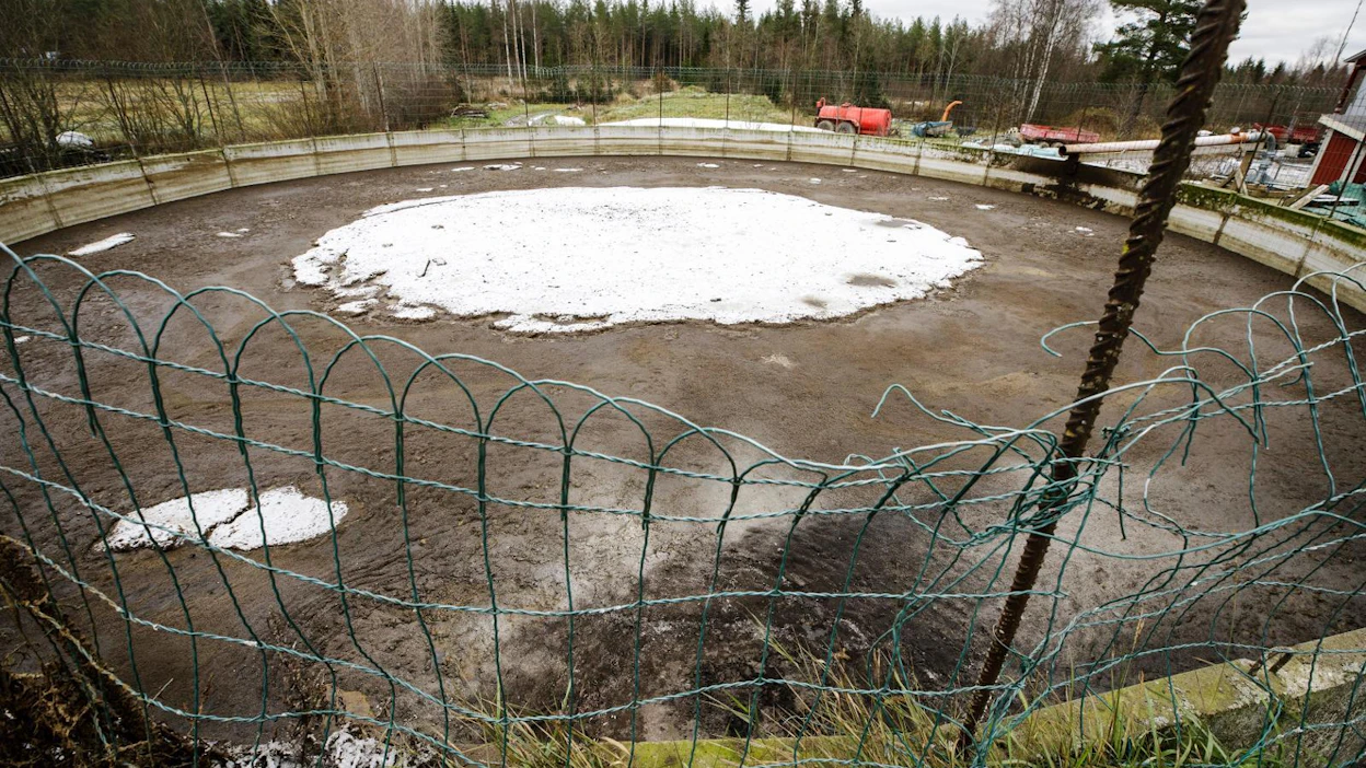 Jotta biokaasun tuotanto kannattaisi, lantaa toimittavien maatilojen tulisi sijaita 30 kilometrin säteellä laitoksesta.