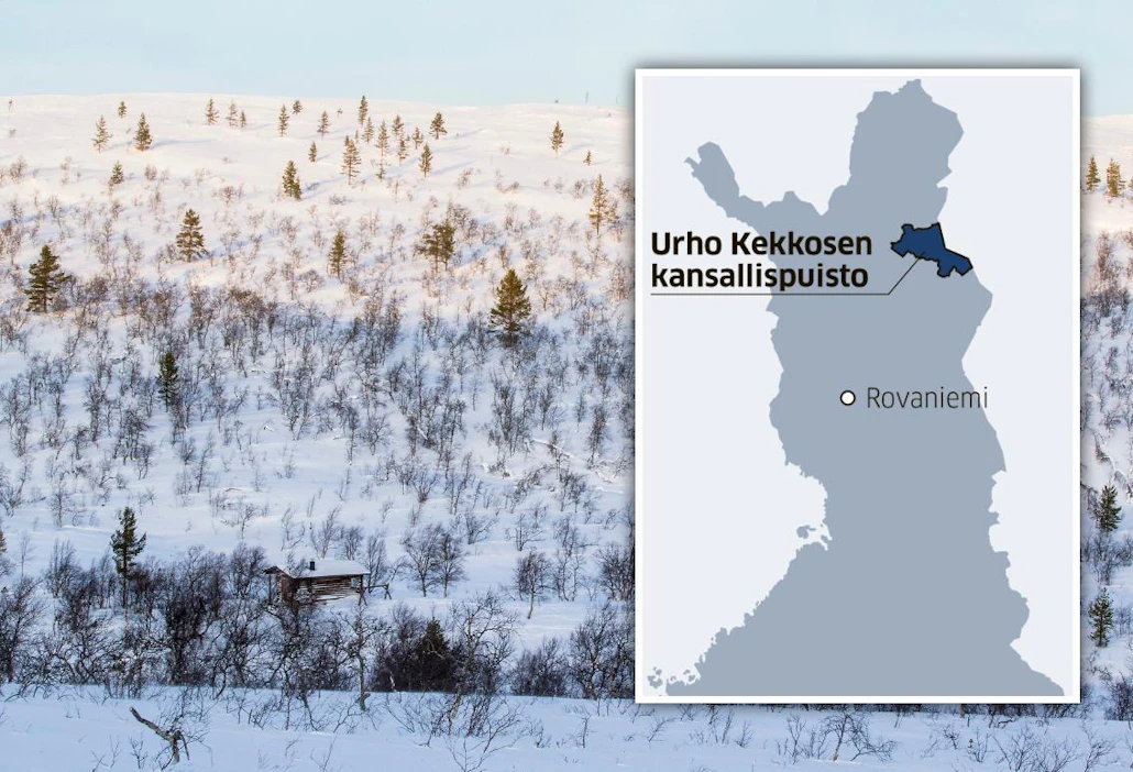 Maastopyöräilijä kuoli ampumavammaan Lapissa Urho Kekkosen kansallispuistossa lokakuussa.