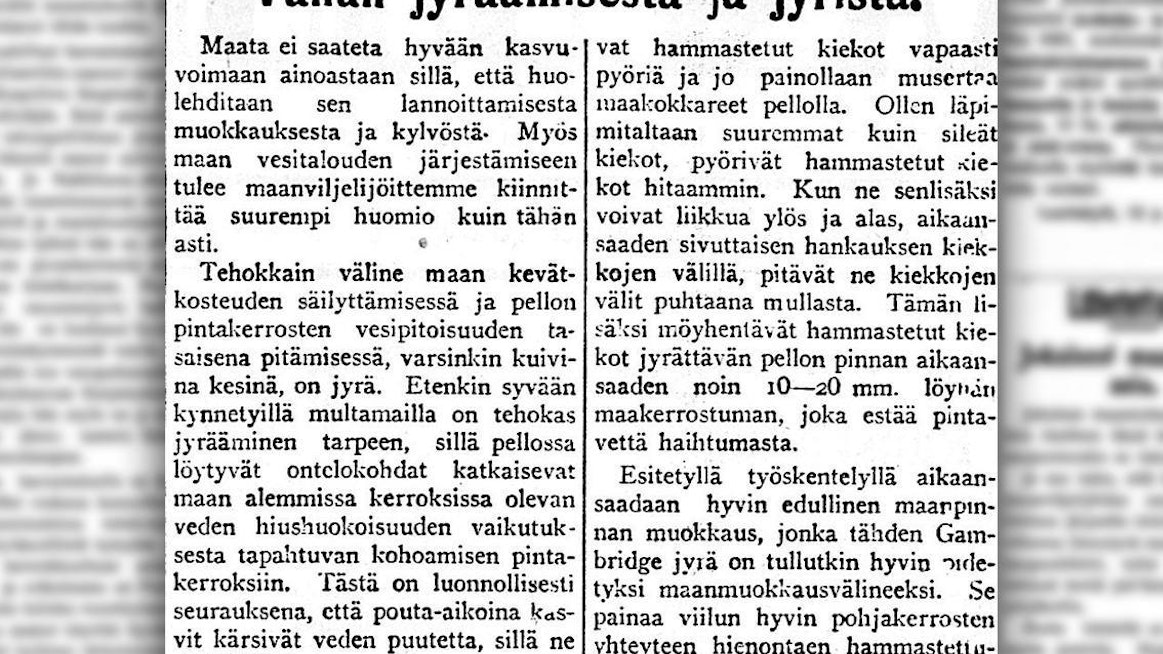 Maaseudun Tulevaisuus 28.1.1922.