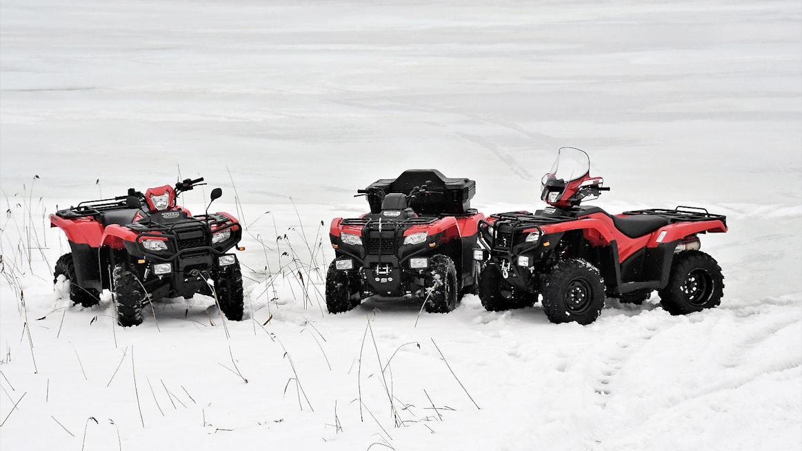 Honda laajentaa mallistoaan T3b-traktorimönkijöillä. Mallit ovat TRX420FE, TRX500FPE ja TRX500FPA IRS.