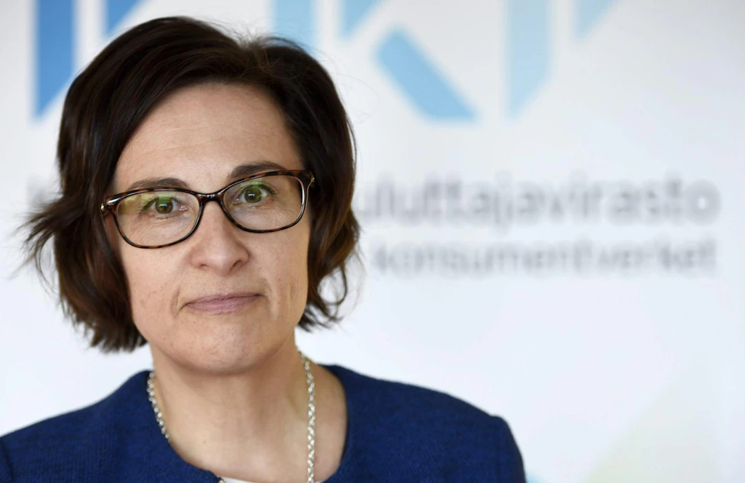 Kilpailu- ja kuluttajaviraston ylijohtaja ja kuluttaja-asiamies Katri Väänänen. Lehtikuva / Martti Kainulainen