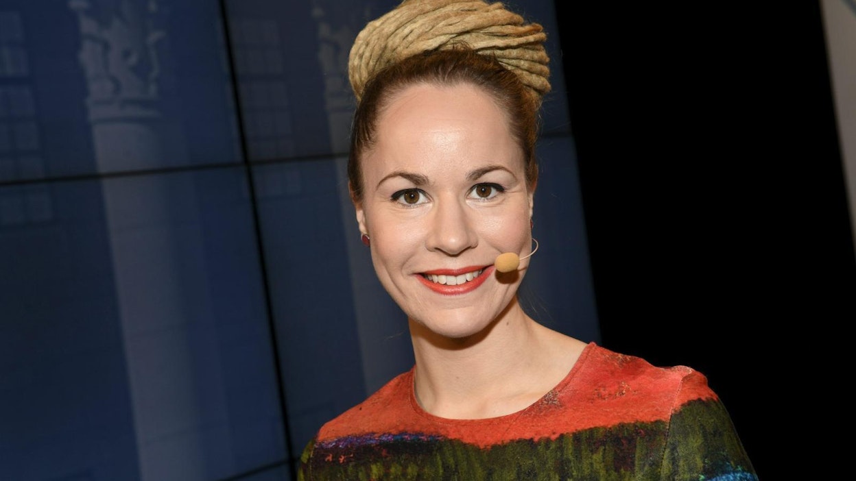 Hanna Sarkkinen nousi eduskuntaan ensimmäisen kerran vuonna 2015. LEHTIKUVA / MARTTI KAINULAINEN