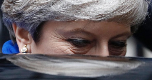 Britannian pääministeri Theresa May kiertää tänään maataan puhumassa yhtenäisyyden puolesta lähestyvän EU-eron edellä. LEHTIKUVA/AFP