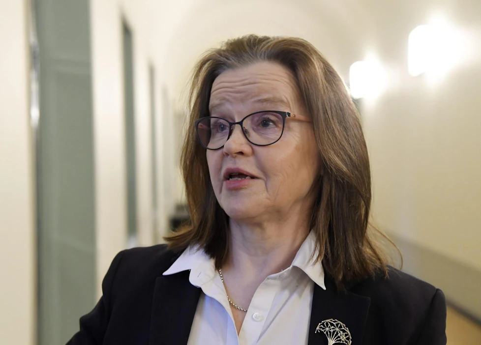Vanhasen edeltäjä Katri Kulmuni oli nimittämässä tehtävään Päivi Nergiä (kuvassa). Lehtikuva / Markku Ulander