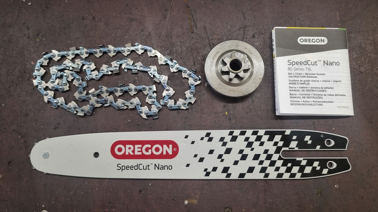 Oregon tarjoaa useisiin 3/8” matalaprofiiliketjulla varustettuihin ketjusahoihin muutossarjaa, joka tuo käytettäväksi 0.325” jaon matalaprofiilisen SpeedCut Nano -version.