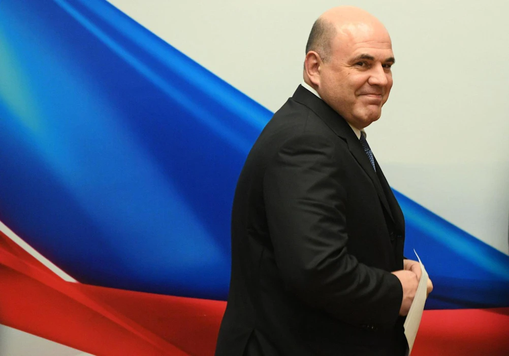 Putin ehdotti eilen 53-vuotiasta verohallinnon johtajaa Mishustinia pääministeriksi.