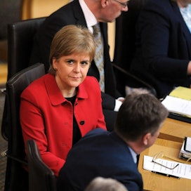 Skotlannin pääministerin Nicola Sturgeonin mukaan äänestystä tarvitaan, jotta Skotlanti voi päättää tulevaisuudestaan brexit-äänestyksen jälkeen, kertoo BBC. LEHTIKUVA/AFP