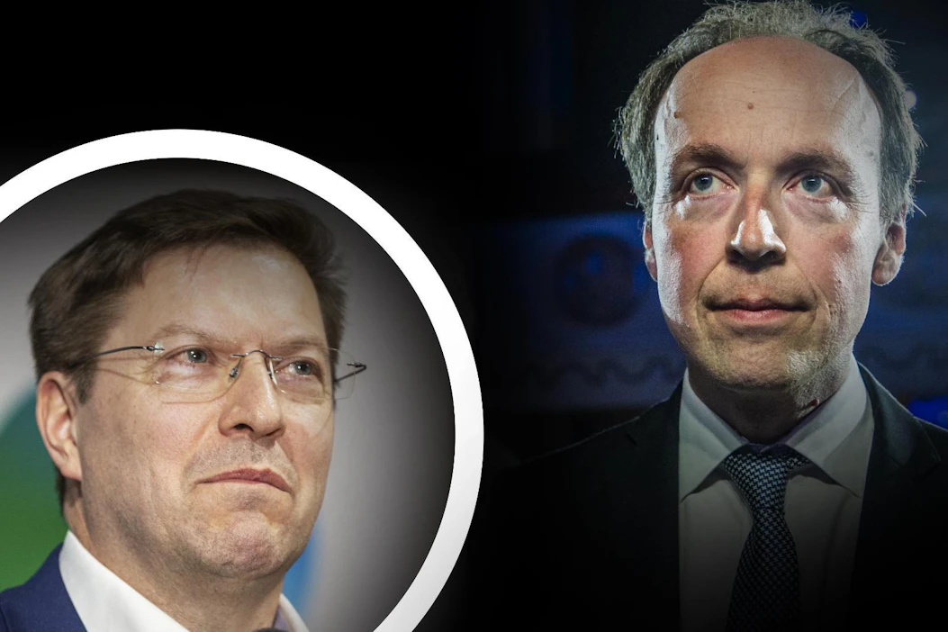 Jyrki Wallin ihmettelee Jussi Halla-ahon puheita.