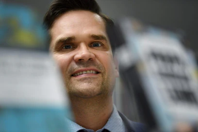 Ohjelmajohtaja Mika Aaltola nousee STT:n tietojen mukaan Upin johtajaksi. LEHTIKUVA / ANTTI AIMO-KOIVISTO