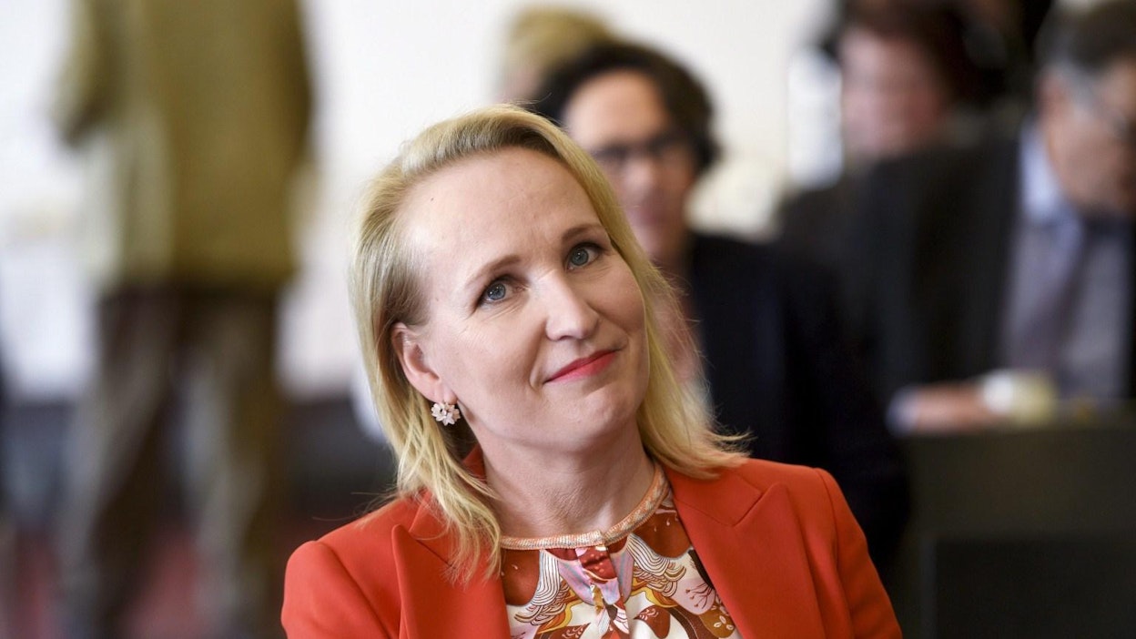 Helle aloittaa uudessa tehtävässään kesäkuun alussa. Lehtikuva/ Martti Kainulainen