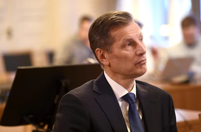 Eskelinen Lemmenjoki-oikeudenkäynnissä korkeimmassa oikeudessa Helsingissä 19. joulukuuta 2019.