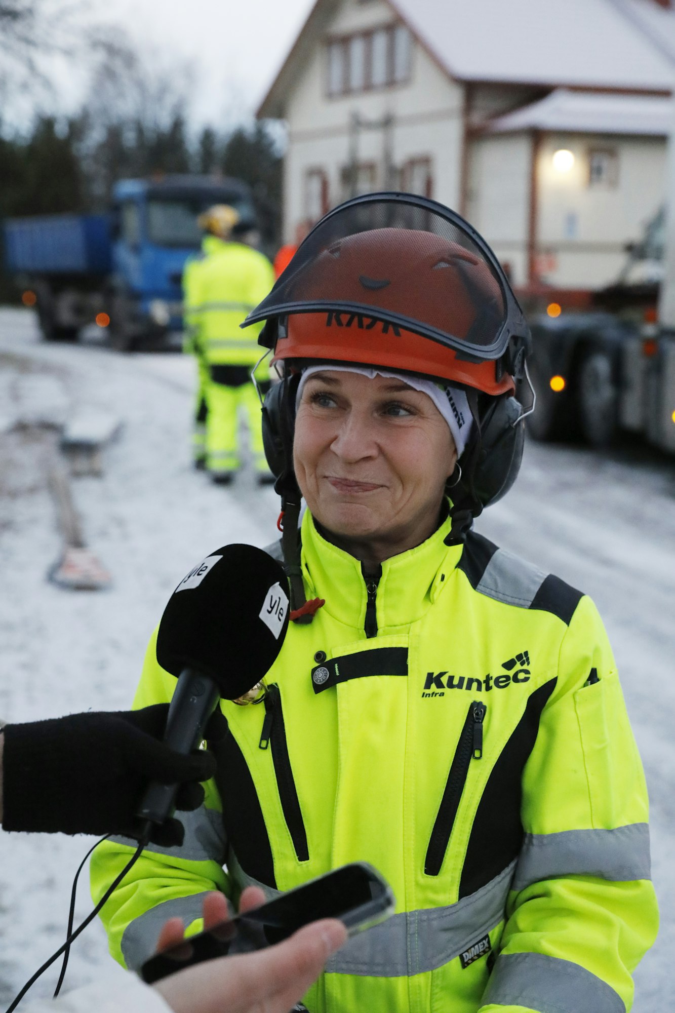 Työnjohtaja Jaana Saraste on osallistunut yli 25 kertaa Turun joulukuusen hankintaan.