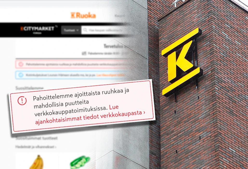 Jos ruokaa välttämättä verkkokaupan kautta haluaa, myyntijohtaja neuvoo tutustumaan verkossa omalle postinumeroalueelle ruokaa toimittaviin kauppoihin.
