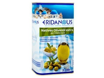 Kuva kirkosta löytyy esimerkiksi Eridanous-sarjan oliviiöljystä, moussakasta, jogurtista sekä gyros-lihasta.