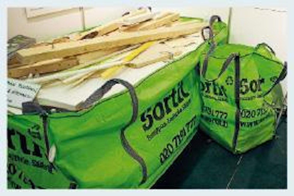 Sortit -noutosäkit on uusi, edullinen tapa päästä eroon rakennusjätteestä.