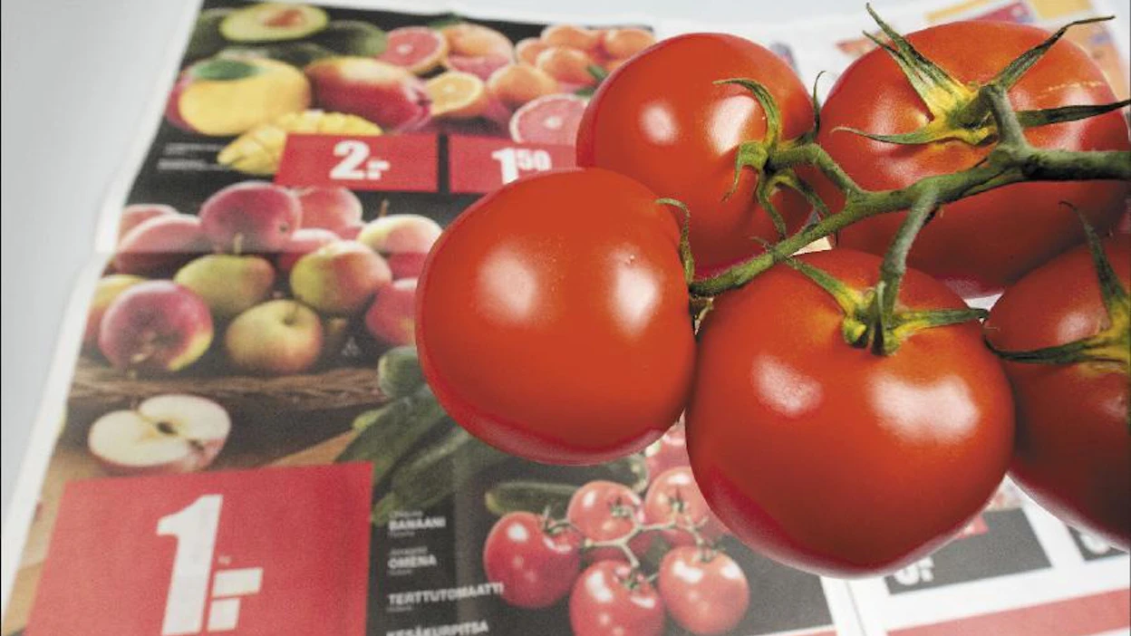 Citymarket mainosti tällä viikolla hollantilaisia terttutomaatteja euron kilohintaan. Markku Vuorikari