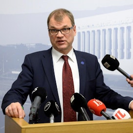 Yleisradion toiminnasta pääministeri Juha Sipilän (kesk.) tapauksessa on tehty kantelu Julkisen sanan neuvostoon (JSN). LEHTIKUVA / MIKKO STIG