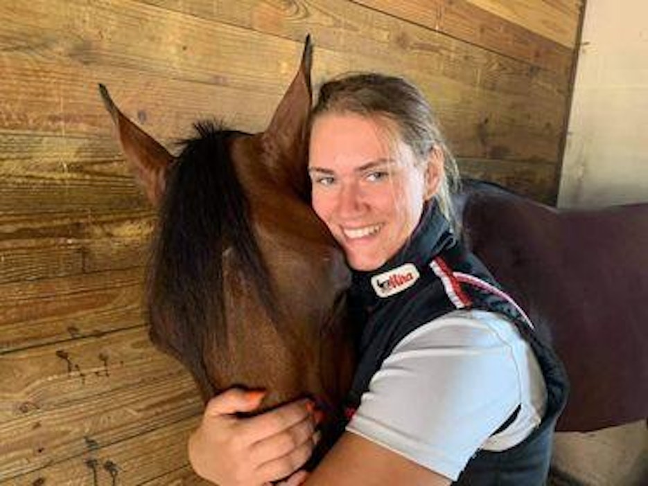 Senni Vilanderin ajettavia on 3-vuotias peitsari Genius Man.