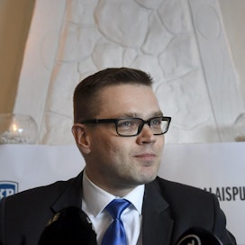 Sami Kilpeläinen kansalaispuolueen tiedotustilaisuudessa. LEHTIKUVA/Markku Ulander