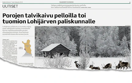 MT kertoi tammikuussa paliskunnan ja maatalousyhtymän välisestä oikeusjutusta.