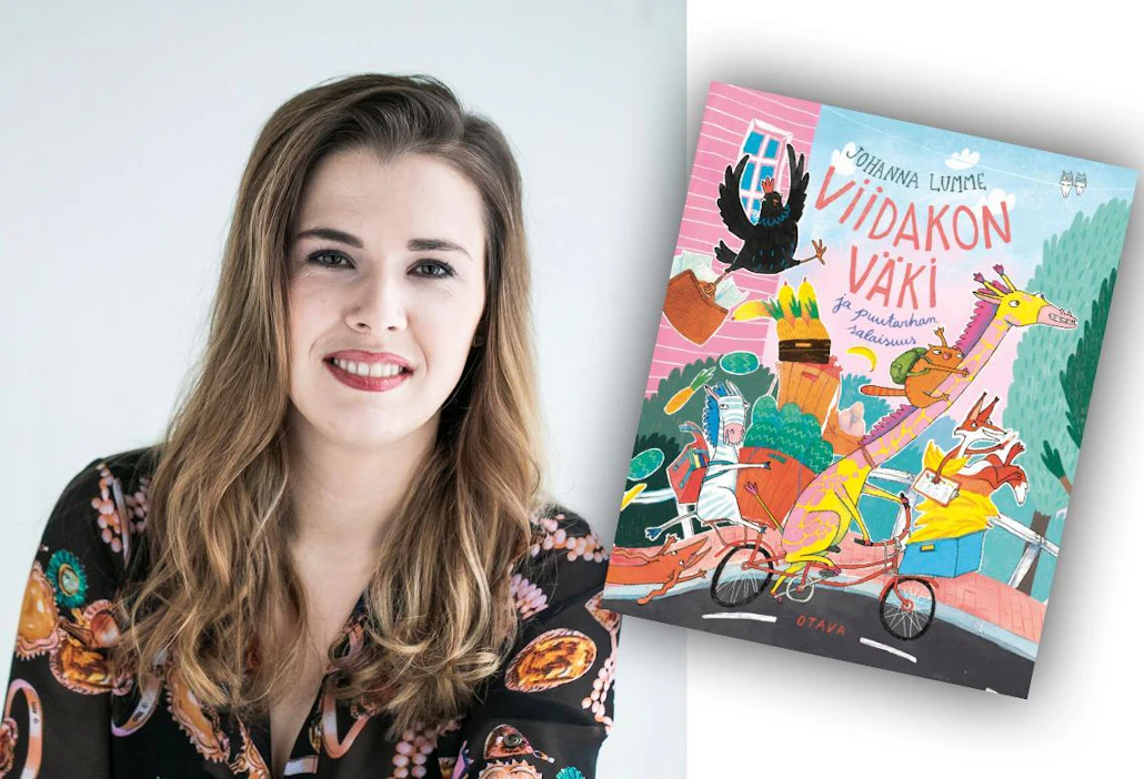 Johanna Lumme: Viidakon väki ja puutarhan salaisuus. 38 sivua. Otava.