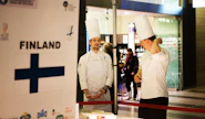Kokkimaajoukkuetta edustavat Saksassa muiden mukana varakapteeni Jarkko Pulkkinen ja joukkueen kuopus Joona Lehto.