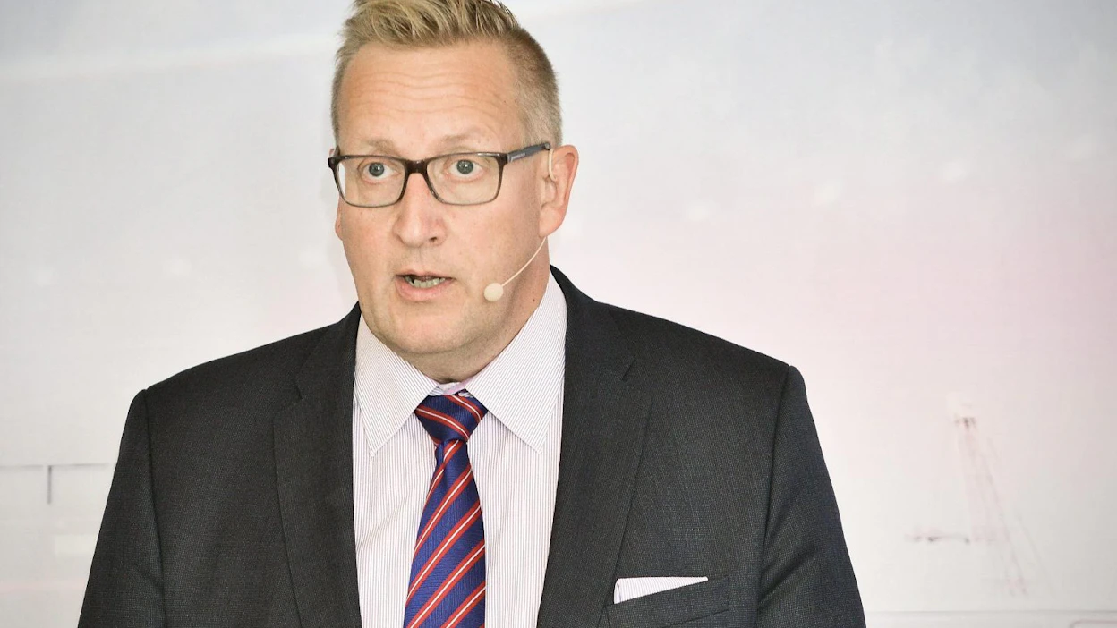 Nostolaitevalmistaja Konecranesin nykyinen toimitusjohtaja Panu Routila jättää tehtävänsä tänään. LEHTIKUVA / Aku Häyrynen