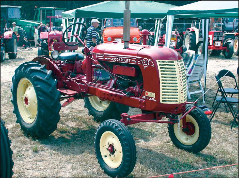 Cockshutt 20 -traktoria valmistettiin vuosina 1952-58, Cockshutt Farm Equipment Co. Ltd., Brantford, Ontario, Kanada. Valmistusmäärä yhteensä 4 000 kpl.