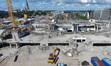 Kausivaihtelusta puhdistettu tuotanto laski helmikuussa 0,1 prosenttia edelliskuukauden eli tammikuun tasolta. LEHTIKUVA / JUSSI NUKARI