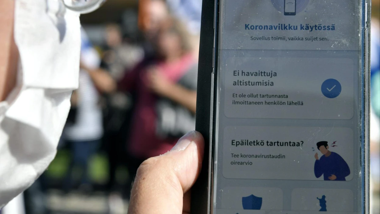 Koronavilkku-sovelluksen käyttäjä päättää itse, haluaako osallistua rajat ylittävään tietojen vaihtoon.