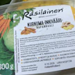 Kaalin alkuperä on merkitty rasiaan.