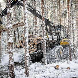 Luonnonvarakeskuksen ennakkotietojen mukaan metsistämme hakattiin vuonna 2020 metsäteollisuuden käyttöön 56,4 miljoonaa kuutiometriä runkopuuta. Viimeksi teollisuuspuun hakkuumäärä jäi alle 60 milj. kuutiometrin vuonna 2015.