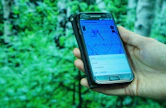 Laatumetsä-sovelluksella voi kirjata paikkaan sidottuja havaintoja metsänhoitotöiden onnistumisesta.