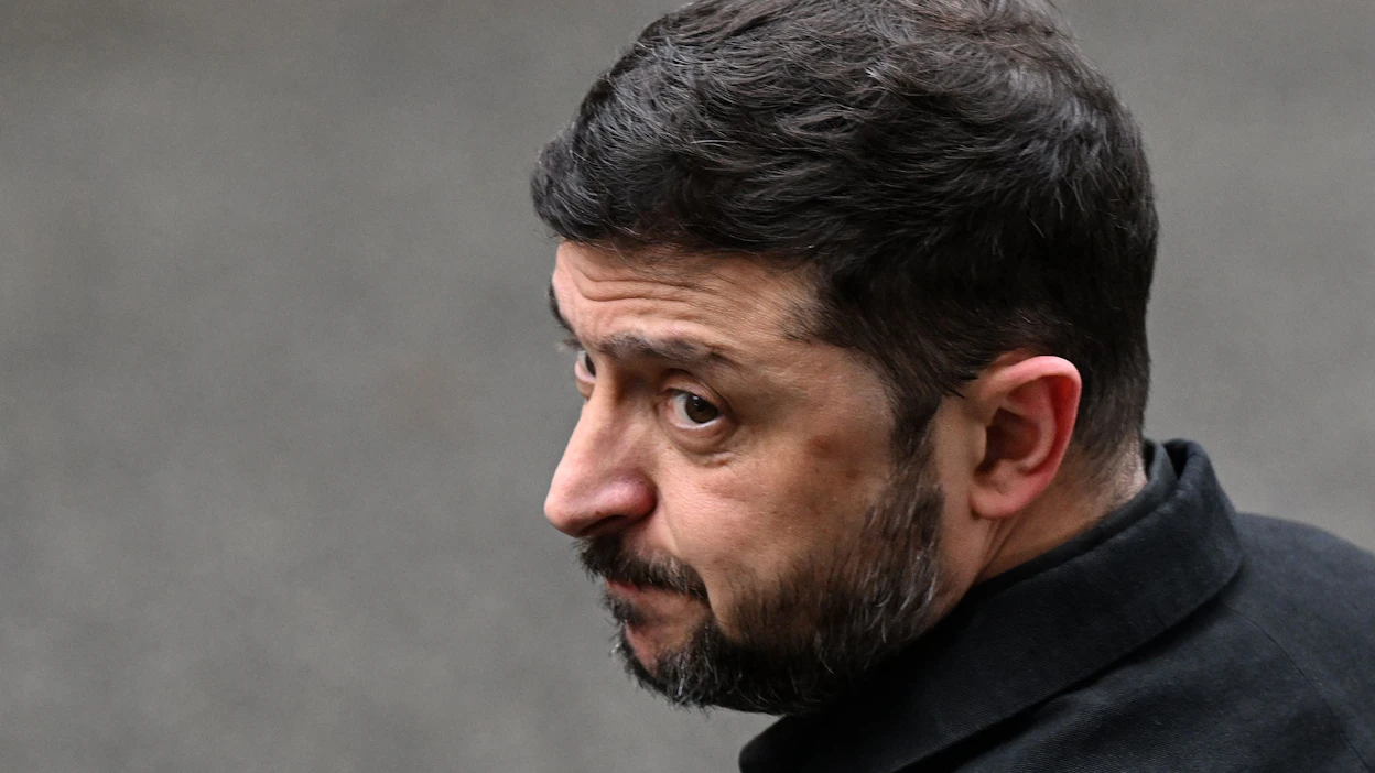 Ukrainan presidentti Volodymyr Zelenskyi sanoi aiemmin tällä viikolla, että Yhdysvaltojen alkuperäinen, Venäjälle myötämielinen 28-kohtainen rauhansuunnitelma oli kutistunut 20-kohtaiseksi. LEHTIKUVA/AFP.
