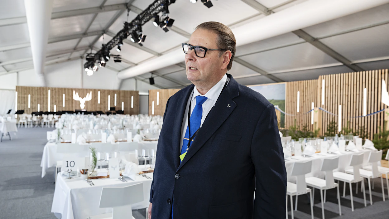 Pääjohtaja lkka Hämälä esitteli viimeistä kertaa Metsä Groupin tulosta tiistaina. Hänen seuraajansa Jussi Vanhanen aloittaa heinäkuun alussa. Kuva on viime lokakuulta Kemin biotuotetehtaalta.