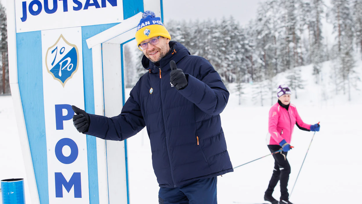 Urheiluseura Joutsan Pommi täyttää tänä vuonna 110 vuotta. Puheenjohtaja Marko Hartosen mielestä Suvi Minkkisen olympiapronssi kruunaa juhlavuoden.