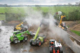 Tanskassa järjestettyyn pohjoismaiseen kurottajatestiin saatiin koneita seitsemältä eri valmistajalta. Mukana olivat Bobcat, Claas, JCB, Kramer, Manitou, Merlo sekä New Holland.