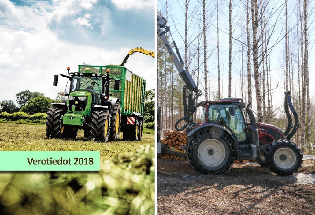 Traktorikauppa kannatti vuonna 2018.