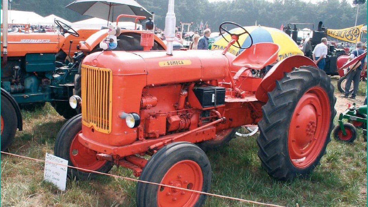 Someca DA 50 -traktoria valmistettiin vuosina 1953-60, Someca DA 50 L Sevita , Puteaux, Ranska