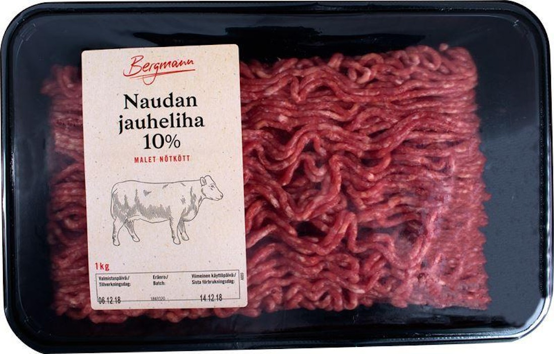 Lidlin jauhelihavalikoiman Bergmann-merkin tuotteissa lihan alkuperämaa on Saksa.