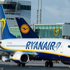 Ryanair lentää Suomessa Tampereelta ja Lappeenrannasta.
