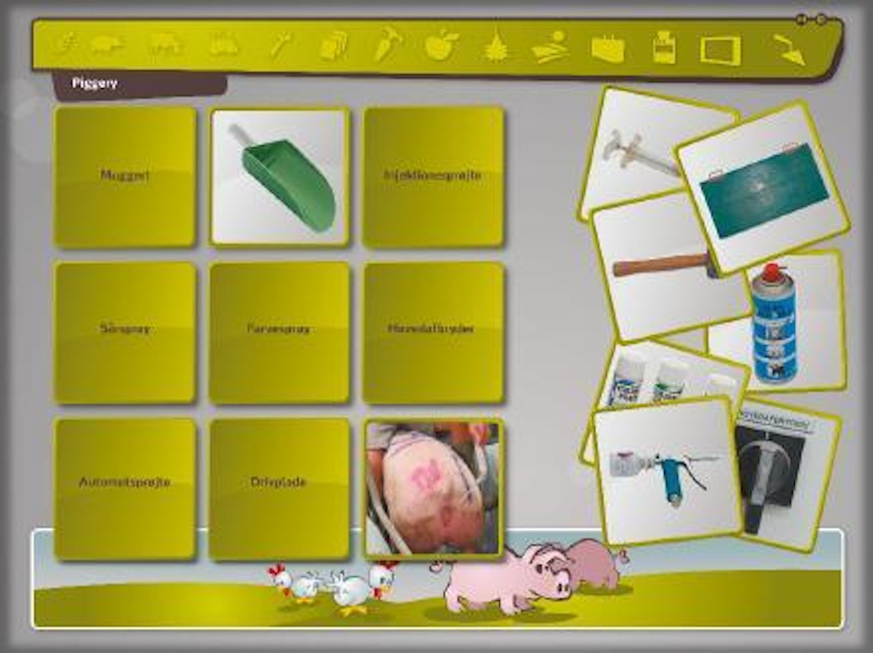 Tanskaan on maatilojen koon kasvun myötä tullut runsaasti ulkomaista työvoimaa ja kieliongelmat ovat todellisia. AgroLearn-järjestelmä on kehitetty helpottamaan ulkolaisten työntekijöiden tanskan kielen opintoja. Verkkopohjainen ja pelin muotoon rakennettu oppimisjärjestelmä tuntee 150 ammattitermiä maatalouden alalta. Lisäksi palvelussa voidaan opetella termien ja sanojen oikeaa lausumista sekä englanniksi että tanskaksi. Innovaatio palkittiin Agromek-palkinnolla parhaana sika-alan tuotteena.